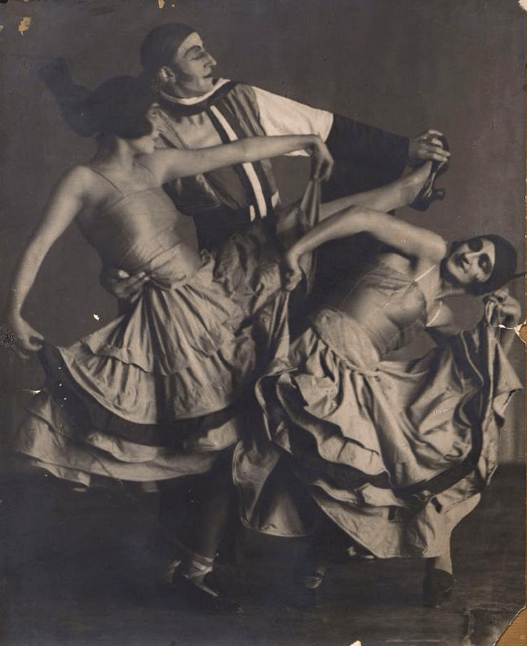 Ballet scene, 1910s-1920s by Moisei Solomonovich Nappelbaum